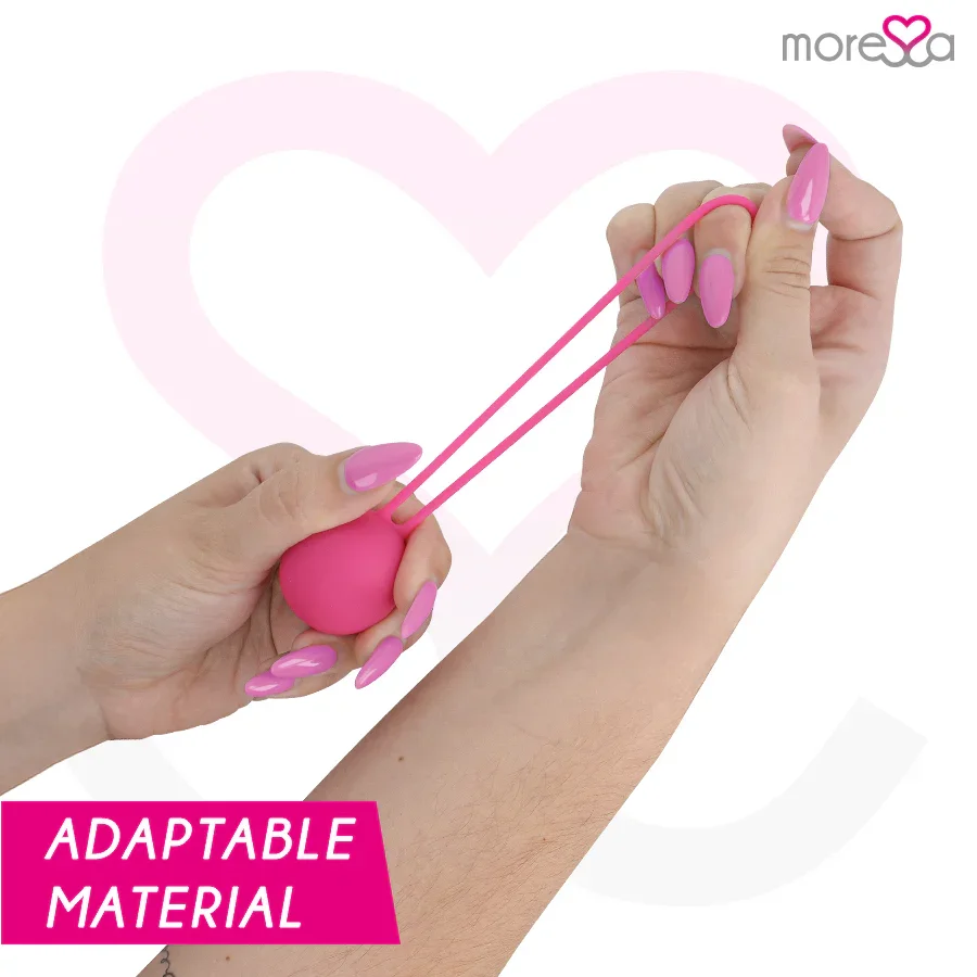 MORESSA - OSIAN ONE ENTRENAMIENTO SUELO PELVICO 51gr PREMIUM SILICONA ROSA - Nuvica