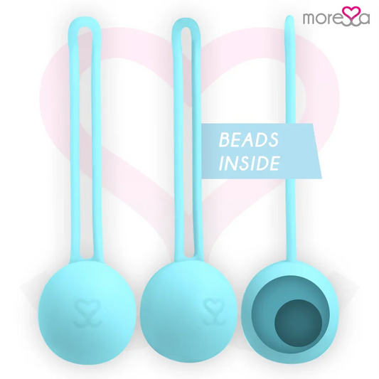 MORESSA - OSIAN ONE ENTRENAMIENTO SUELO PELVICO 51gr PREMIUM SILICONA TURQUESA - Nuvica