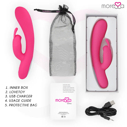 MORESSA - TELMO TICKLING CLITORIAL PREMIUM SILICONE RECARGABLE - Nuvica