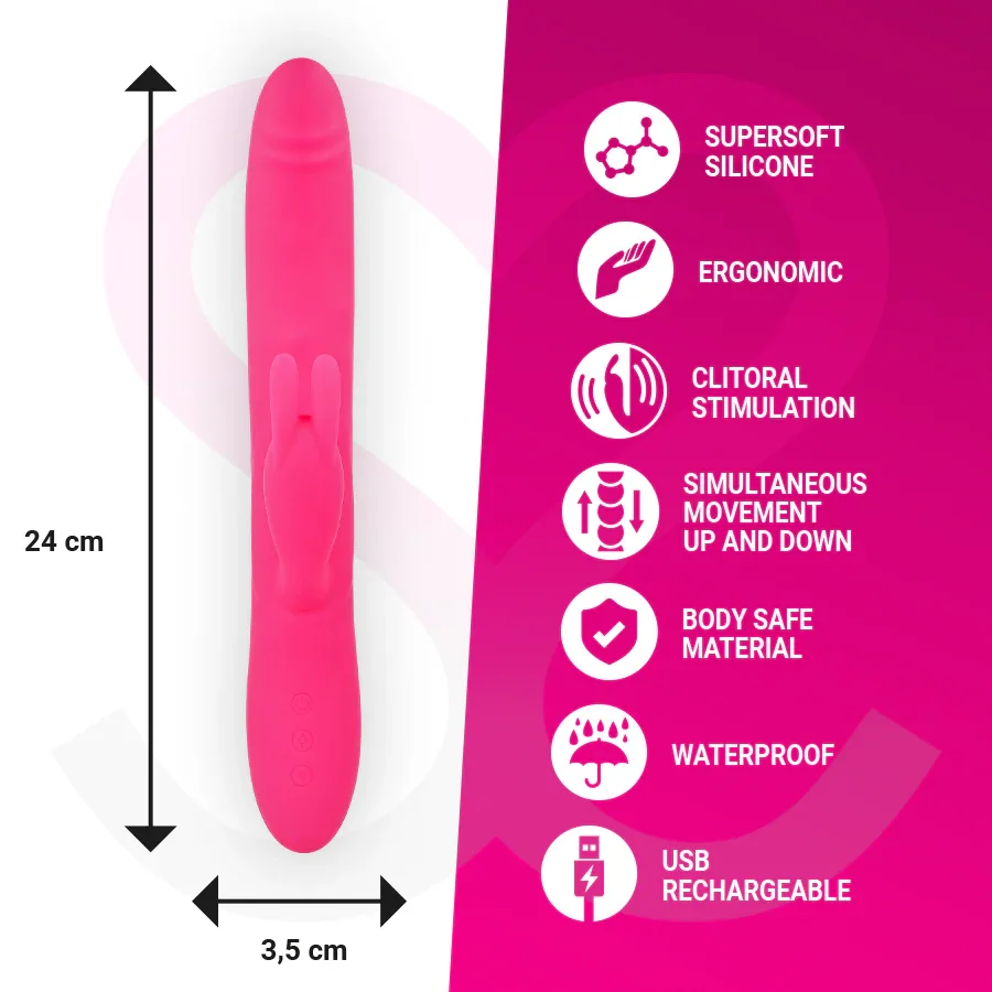 MORESSA - WARREN IMPULSOR OSCILANTE Y POTENTE VIBRACIÓN PREMIUM SILICONA RECARGABLE - Nuvica