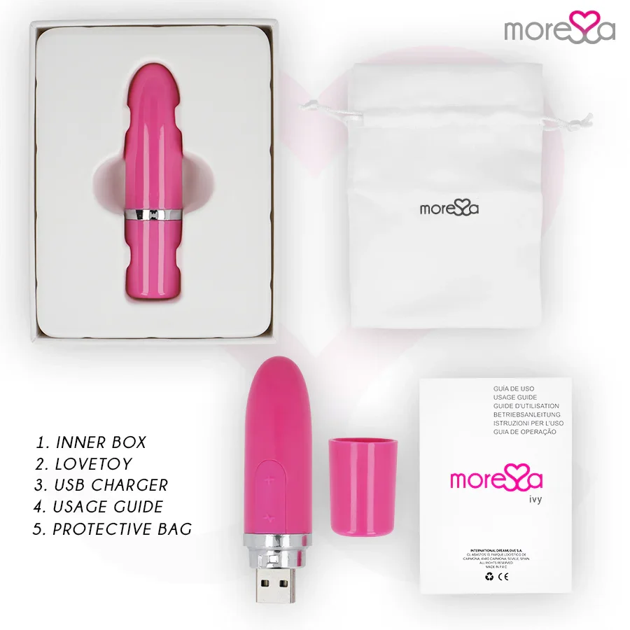 MORESSA - IVY MASAJEADOR SIMULADOR LABIAL DE VIAJE ROSA - Nuvica