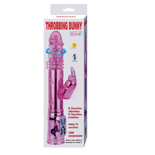 BAILE - THROBBING BUNNY ROTADOR RAMPANTE ROSA - Nuvica