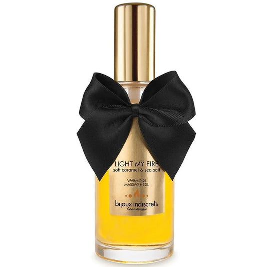 BIJOUX - ACEITE MASAJE EFECTO CALOR AROMA CARAMELO - Nuvica