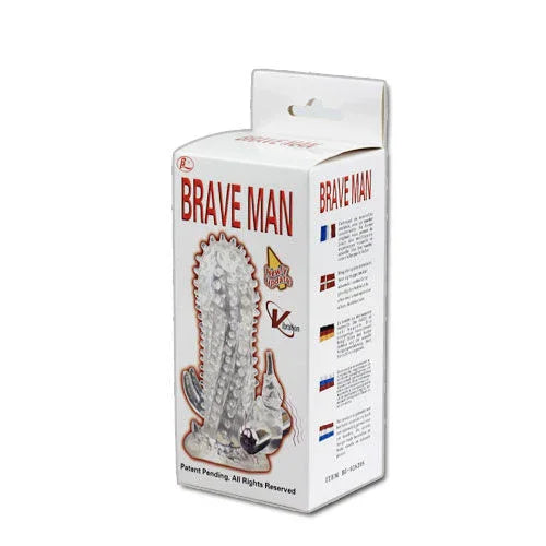 BAILE - BRAVE MAN EXTENSION PENE VIBRADOR RABBIT - Nuvica