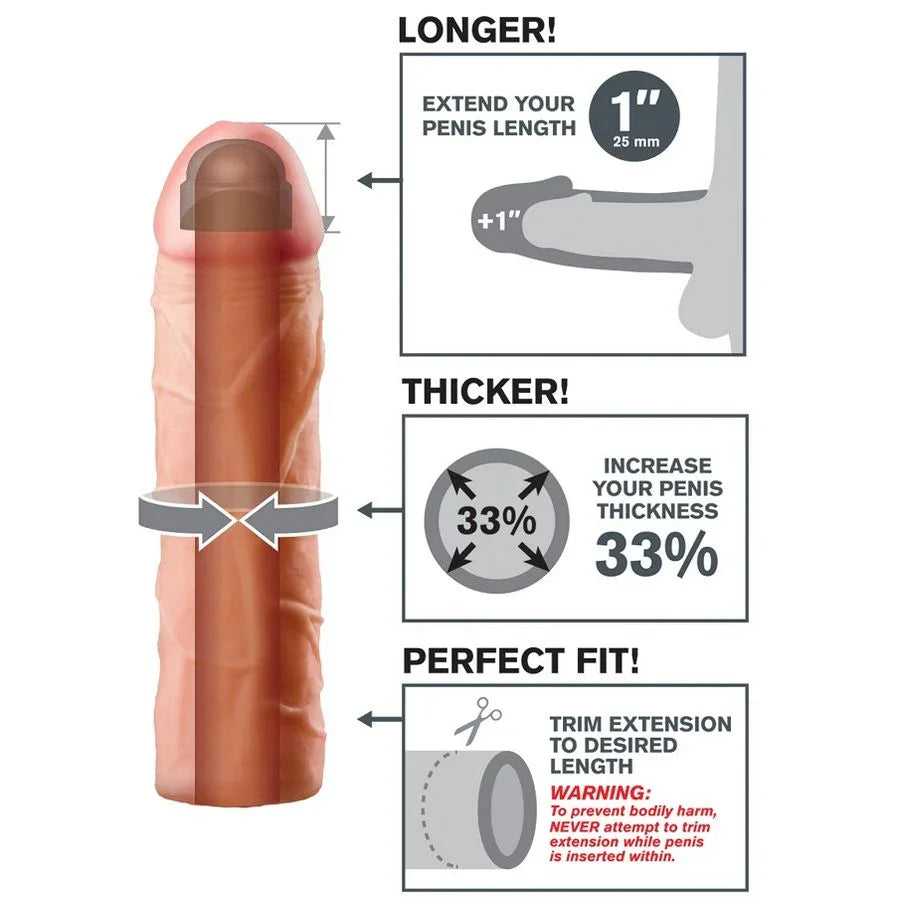 FANTASY X- TENSIONS - PERFECT 1 EXTENSIÓN PARA EL PENE - Nuvica