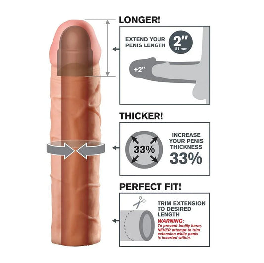 FANTASY X- TENSIONS - PERFECT 2 EXTENSIÓN PARA EL PENE - Nuvica