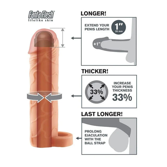 FANTASY X- TENSIONS - PERFECT 1 EXTENSION PENE CON CORREA - Nuvica