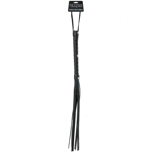FETISH FANTASY LIMITED EDITION - LATIGO AZOTADOR PIEL NEGRO - Nuvica