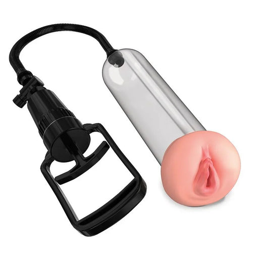 PUMP WORX - BOMBA DE ERECCIÓN CON VAGINA PARA PRINCIPIANTES - Nuvica