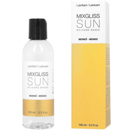 MIXGLISS - BASED LUBRICANTE BASE SILICONA ÁROMA MONOI 100ML - Nuvica