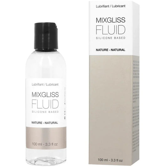 MIXGLISS - LUBRICANTE BASE SILICONA NATURAL 100ML - Nuvica