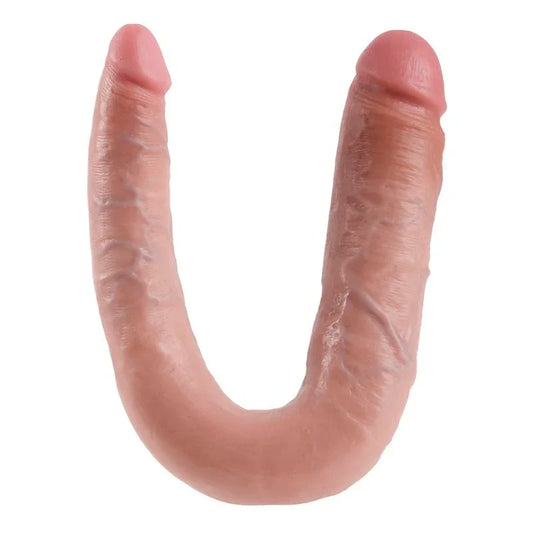 KING COCK - DILDO DOBLE PENETRACIÓN 17.8 CM NATURAL - Nuvica