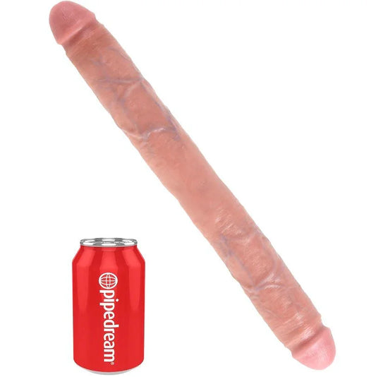 KING COCK - THICK DILDO DOBLE PENETRACIÓN 40.6 CM - Nuvica