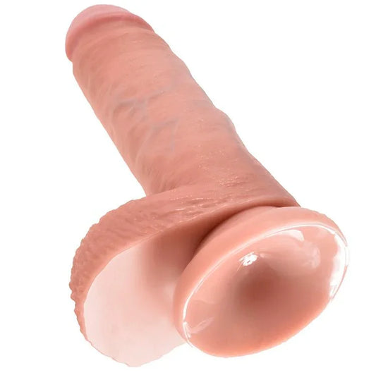KING COCK - 7 PENE REALÍSTICO NATURAL 17.8 CM - Nuvica