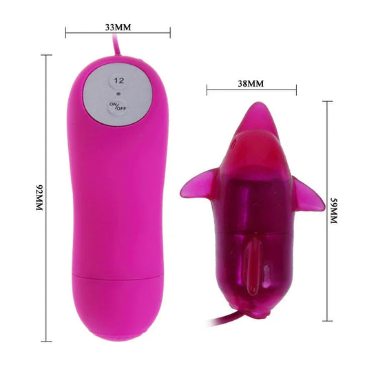 BAILE - CUTE SECRET DELFIN VIBRADOR 12V - Nuvica