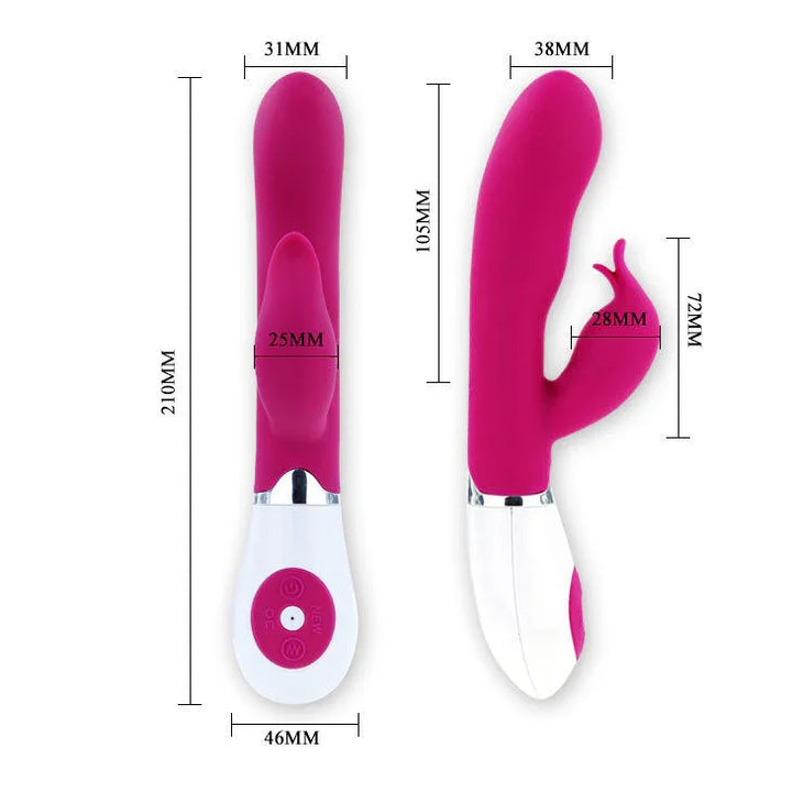 PRETTY LOVE - FLIRTATION VIBRADOR CON ESTIMULADOR FELIX - Nuvica