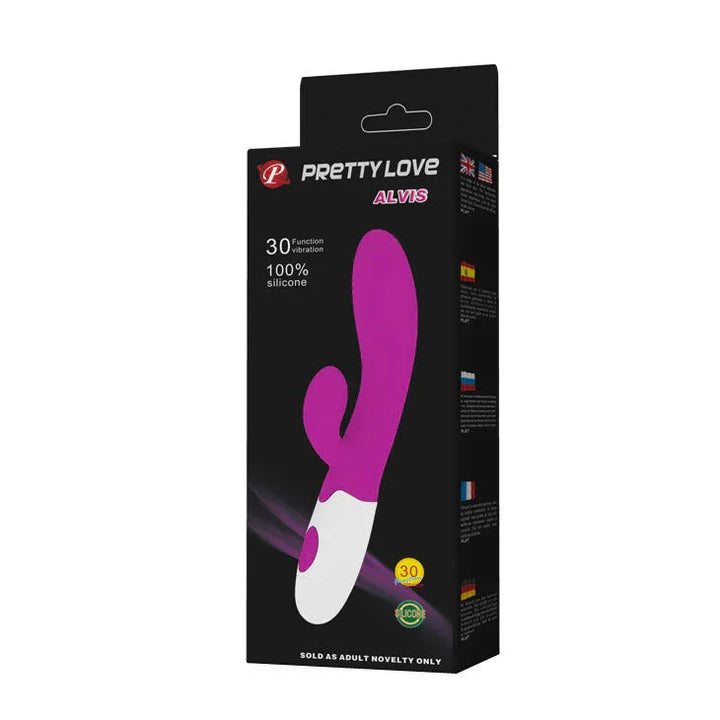 PRETTY LOVE - FLIRTATION VIBRADOR CON ESTIMULADOR CLITORIS ALVIS - Nuvica