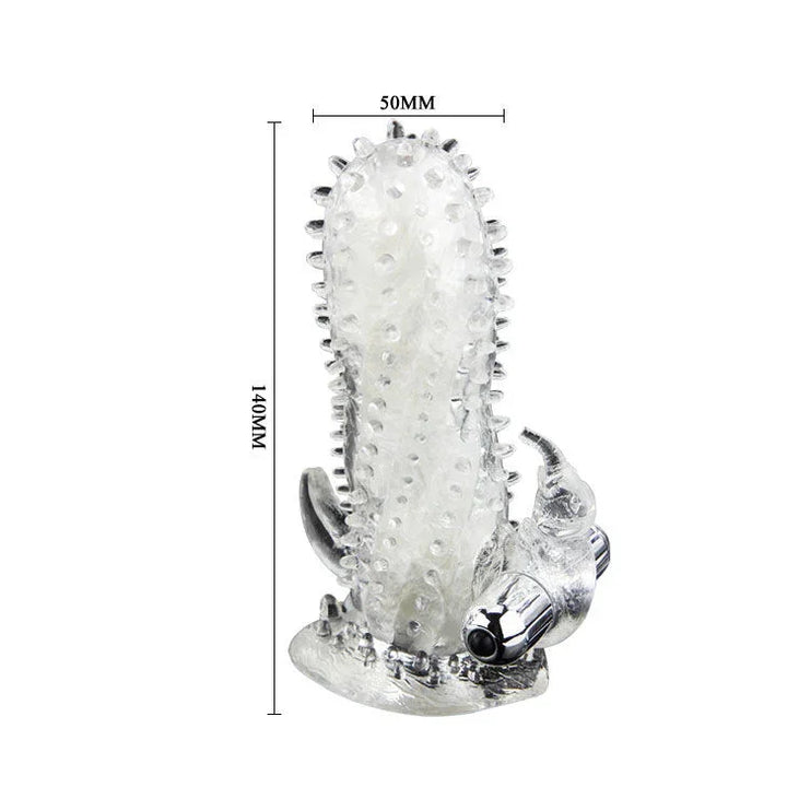 BAILE - BRAVE MAN EXTENSION PENE VIBRADOR RABBIT - Nuvica