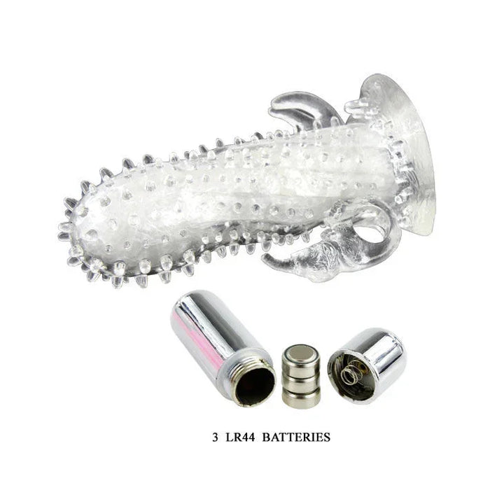 BAILE - BRAVE MAN EXTENSION PENE VIBRADOR RABBIT - Nuvica