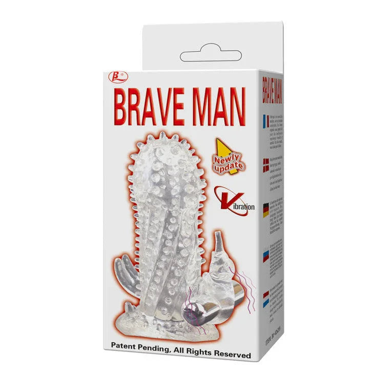 BAILE - BRAVE MAN EXTENSION PENE VIBRADOR RABBIT - Nuvica