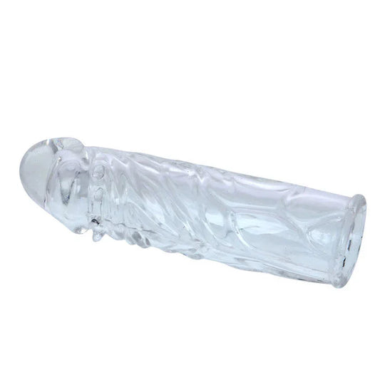 BAILE - FUNDA ROSA PENE SILICONA ESTIMULANTE 13 CM - Nuvica