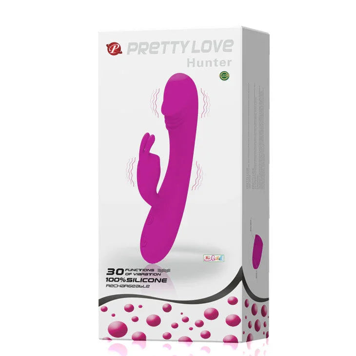 PRETTY LOVE - SMART VIBRADOR CON RABBIT 30 MODOS HUNTER - Nuvica