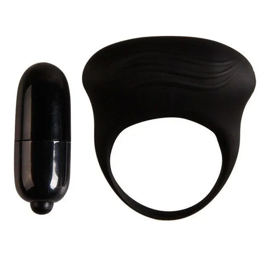 PRETTY LOVE - BERTRAM ANILLO VIBRADOR NEGRO - Nuvica