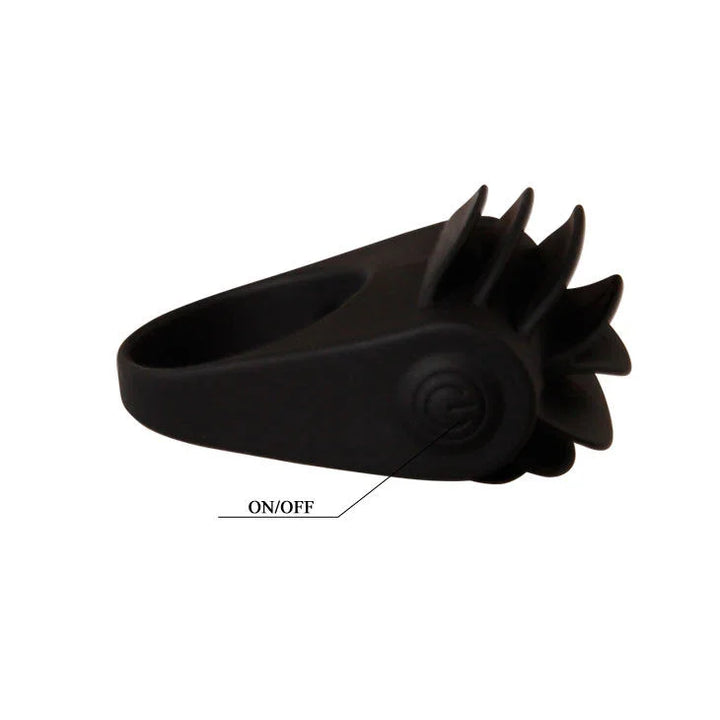 PRETTY LOVE - CHESTER ANILLO VIBRADOR NEGRO - Nuvica