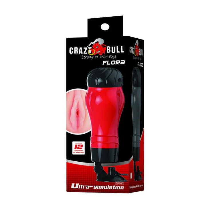 CRAZY BULL - FLORA VAGINA CON BASE MASTURBADOR - Nuvica