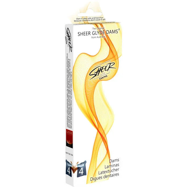SHEER GLYDE - DAMS LÁMINAS LATEX SEXO ORAL COLA - Nuvica