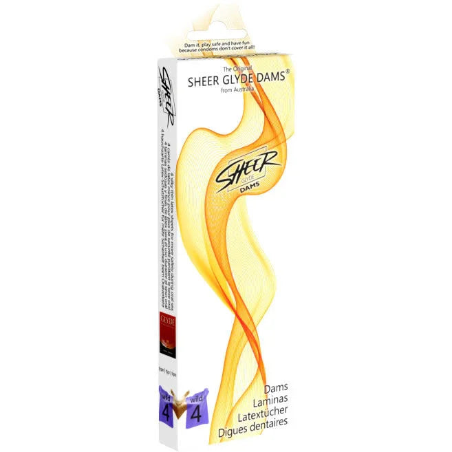 SHEER GLYDE - DAMS LÁMINAS LATEX SEXO ORAL MORAS SILVESTRES - Nuvica