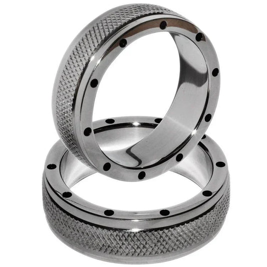 METAL HARD - ANILLO METAL PARA PENE Y TESTÍCULOS 55 MM - Nuvica