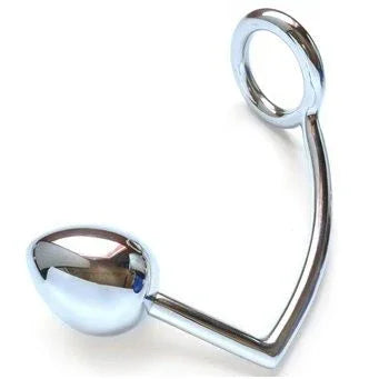 METAL HARD - ANILLO CON GANCHO ANAL 40MM - Nuvica