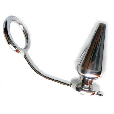 METAL HARD - ANILLO ACERO CON PLUG ANAL 45 X 50MM - Nuvica
