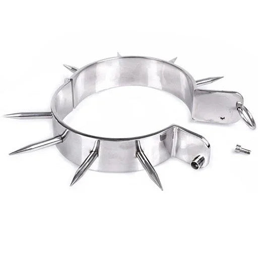 METAL HARD - COLLAR ESCLAVO BDSM CON PUNTAS - Nuvica