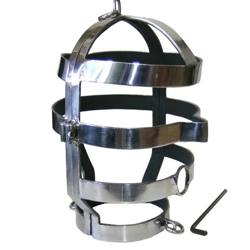 METAL HARD - MASCARA CON COLLAR ACERO - Nuvica