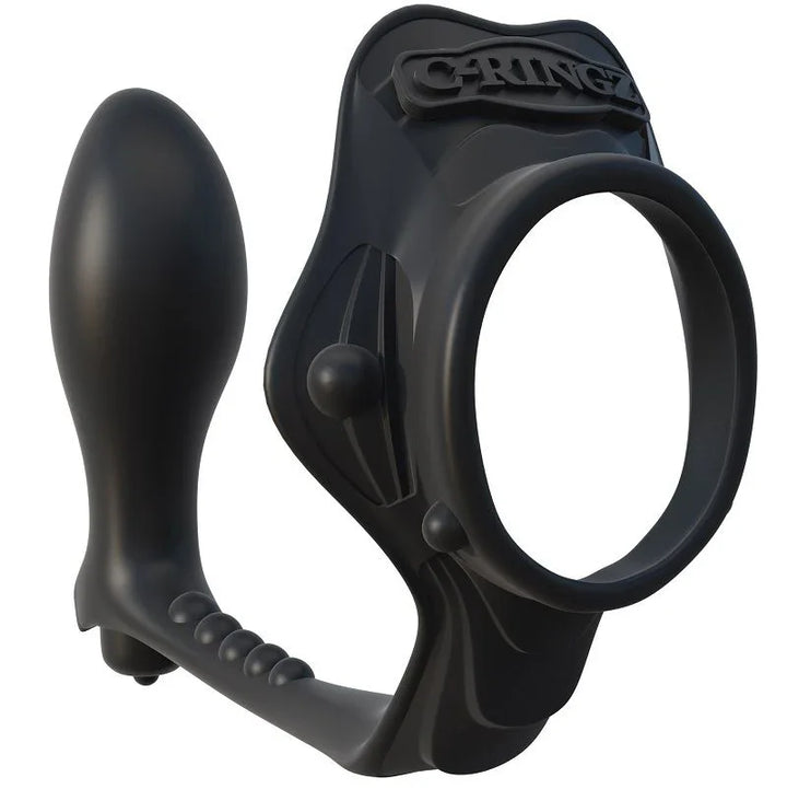 FANTASY C-RINGZ - ROCK HARD ANILLO POTENCIADOR CON PLUG ANAL - Nuvica