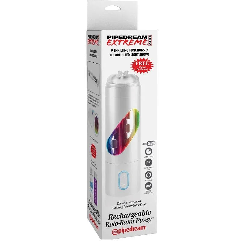 EXTREME TOYZ - ROTO BATOR USB MASTURBADOR MASCULINO VAGINA - Nuvica