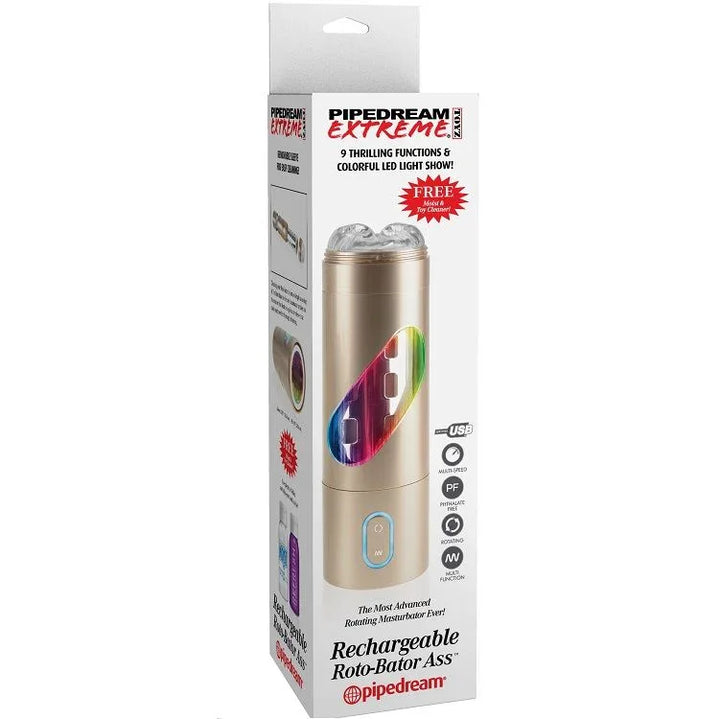 EXTREME TOYZ - ROTO BATOR USB MASTURBADOR MASCULINO ANO - Nuvica