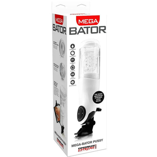 EXTREME TOYZ - PDX MEGA BATOR USB MASTURBADOR MASCULINO VAGINA BLANCO - Nuvica