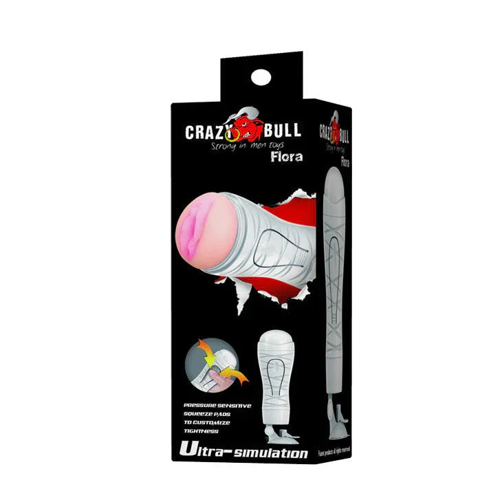 CRAZY BULL - FLORA VAGINA CON BASE MASTURBADOR - Nuvica