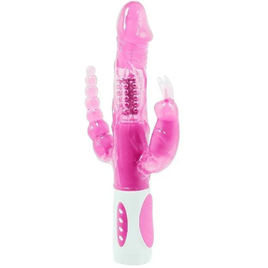 BAILE - PRETTY BUNNY TRIPLE VIBRADOR ROTADOR - Nuvica