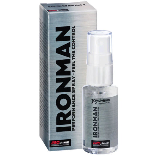 JOYDIVION EROPHARM - IRONMAN PERFORMANCE SPRAY RETARDANTE PARA HOMBRES 30ML - Nuvica