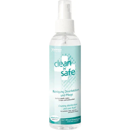 JOYDIVISION CLEAN SAFE - LIMPIADOR DE JUGUETES SPRAY 200ML - Nuvica