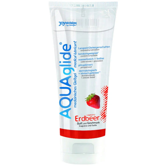 JOYDIVISION AQUAGLIDE - LUBRICANTE SABOR FRESA 100 ML - Nuvica