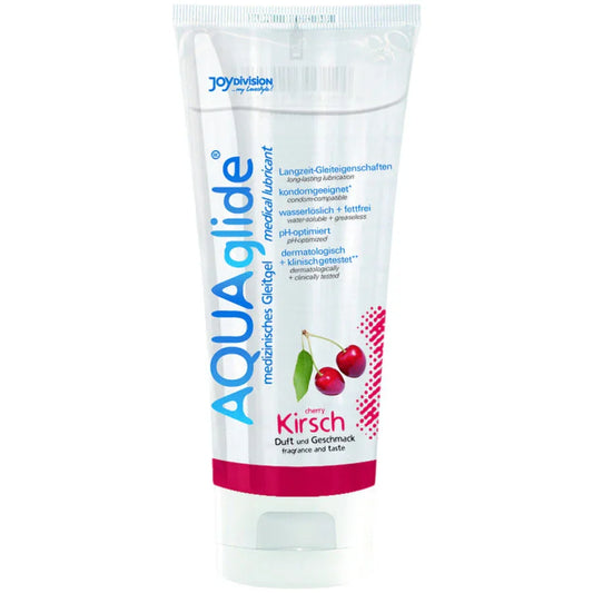 JOYDIVISION AQUAGLIDE - LUBRICANTE SABOR CEREZA 100 ML - Nuvica