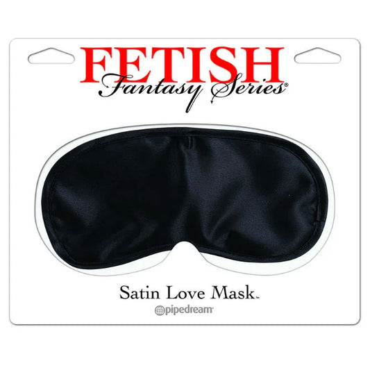 FETISH FANTASY SERIES - MASCARA SATINADA NEGRA - Nuvica