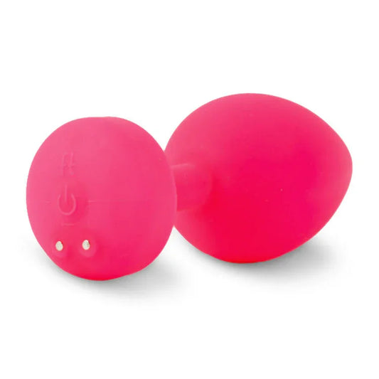 G-VIBE - FUNTOYS GPLUG ANAL VIBRADOR RECARGABLE PEQUEÑO ROSA NEON 3CM - Nuvica