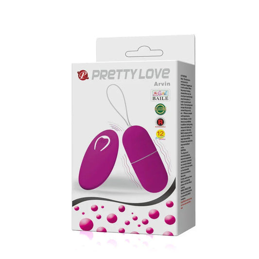 PRETTY LOVE - HUEVO VIBRADOR ARVIN CONTROL REMOTO 12V - Nuvica