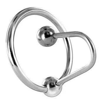 METAL HARD - ANILLA GLANDE CON PLUG - Nuvica